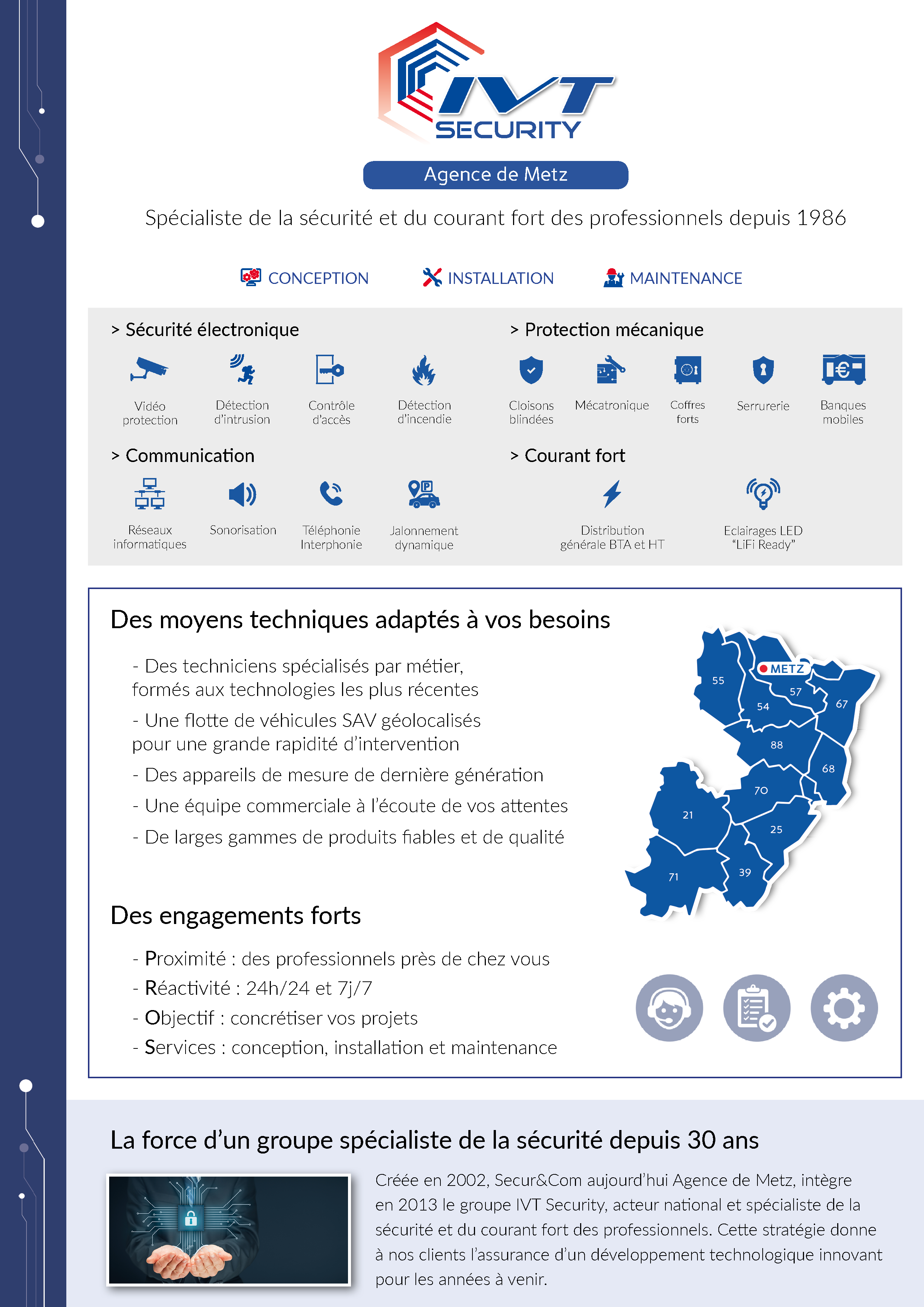 Plaquette - Secur&Com